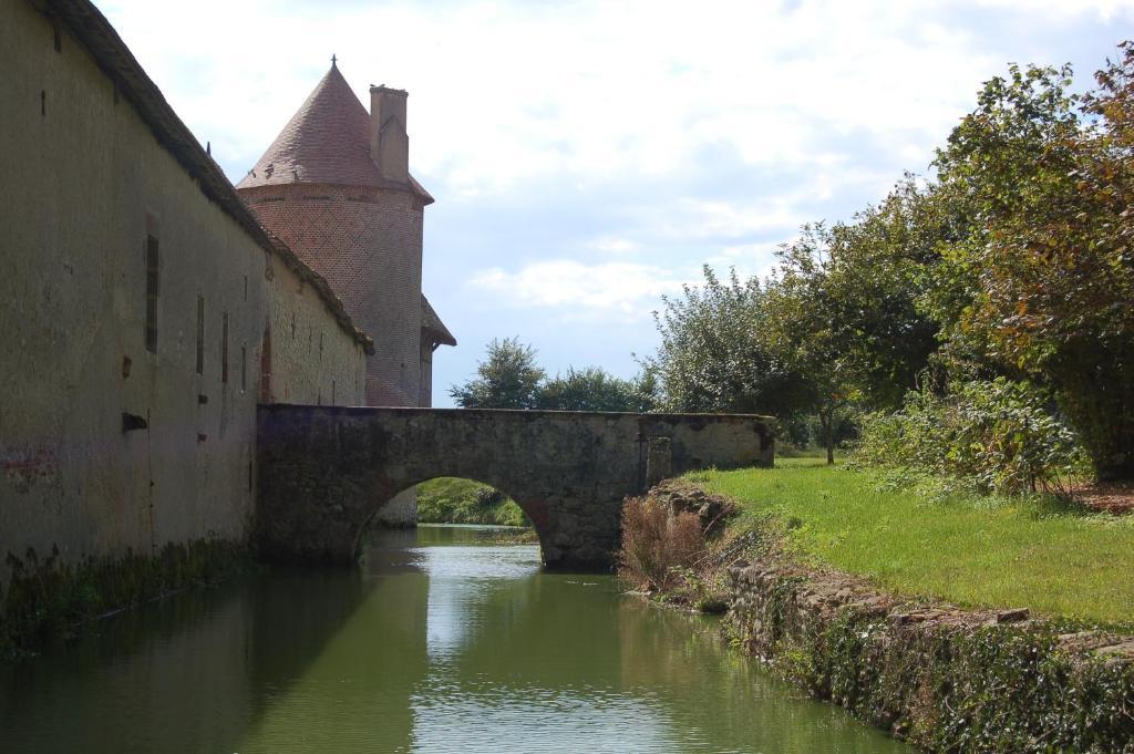 Villeneuve-sur-Allier Chateau Du Riau Bed & Breakfast エクステリア 写真